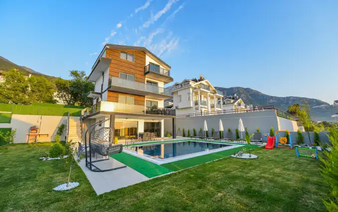 Villa Dedem E Blok , Ölüdenizde Kapalı Isıtmalı Havuz, Sauna ve Hamamlı Lüks Kiralık Villa - gunesholidayvillas